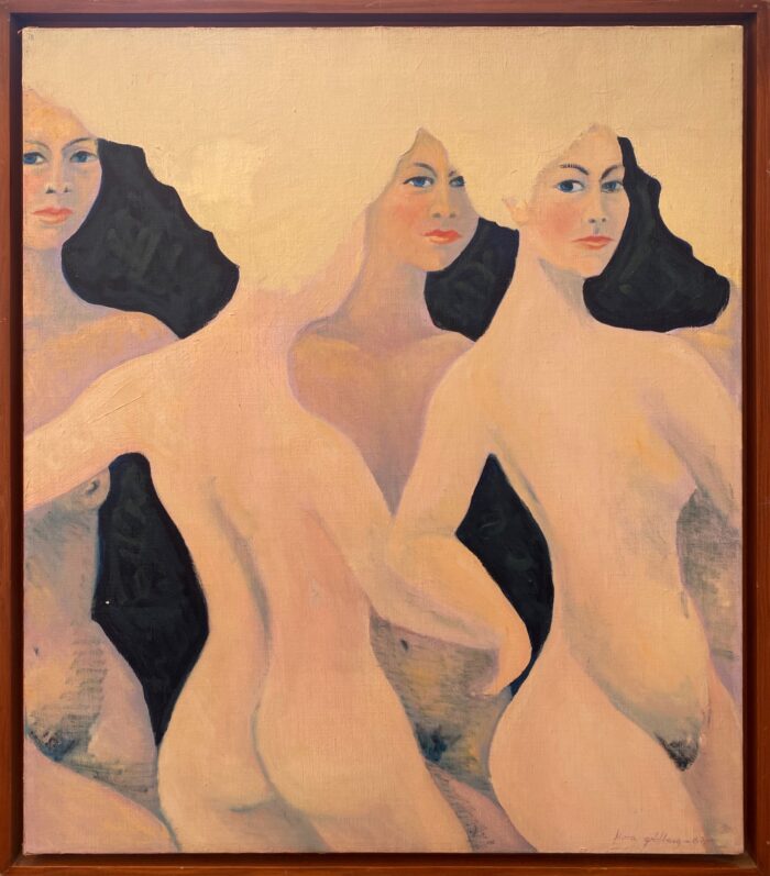 Flora Goldberg – Vestales – Óleo sobre tela de lino