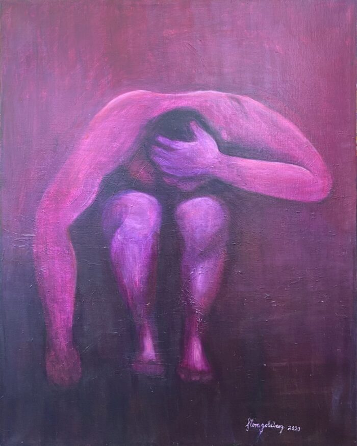 Flora Goldberg – Agobio – Óleo sobre tela de lino - Imagen 2