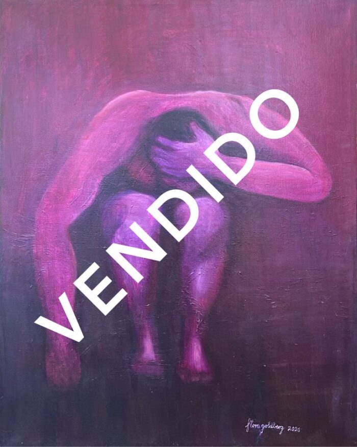 Flora Goldberg – Agobio – Óleo sobre tela de lino