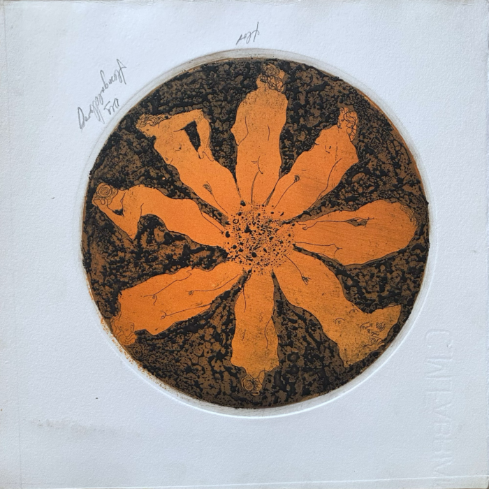 Flora Goldberg – Flor – Grabado sobre papel - Imagen 2