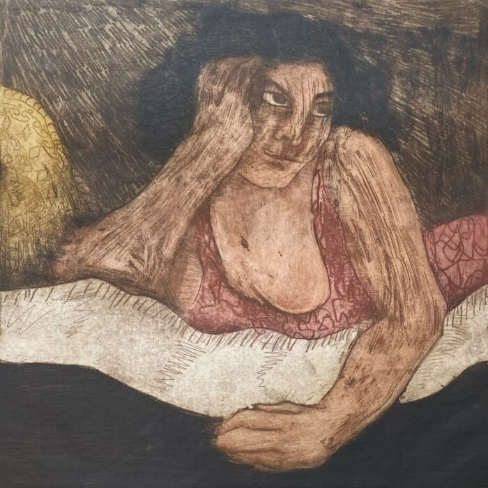 Flora Goldberg – La Chayo – Grabado sobre papel