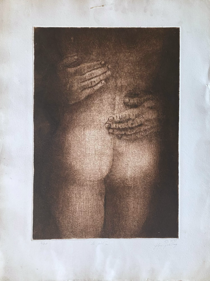 Flora Goldberg – Piel – Grabado sobre papel - Imagen 2