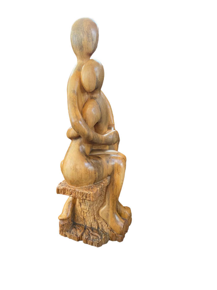 Flora Goldberg – Simbiosis – Talla de madera de ceiba - Imagen 3