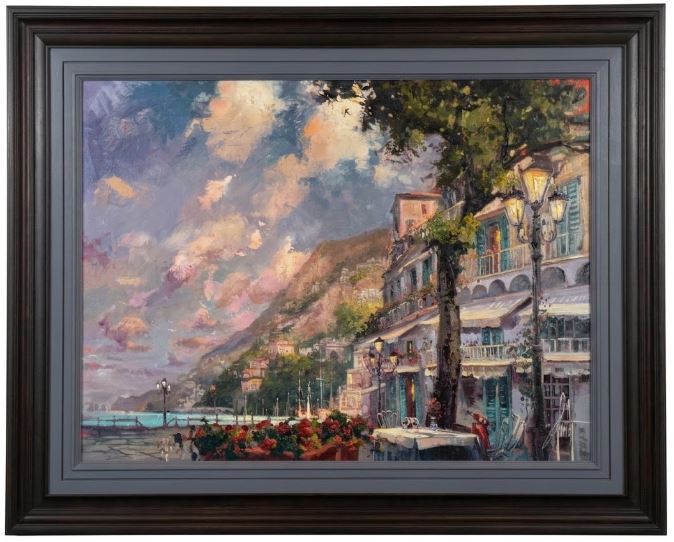 Steve Quartly – Amalfi to Capri – Óleo sobre lienzo