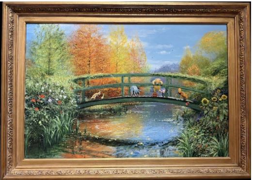 Peter Ellenshaw – Autumn Comes to pooh P/P 6/25 – Giclée sobre canvas Limited edition